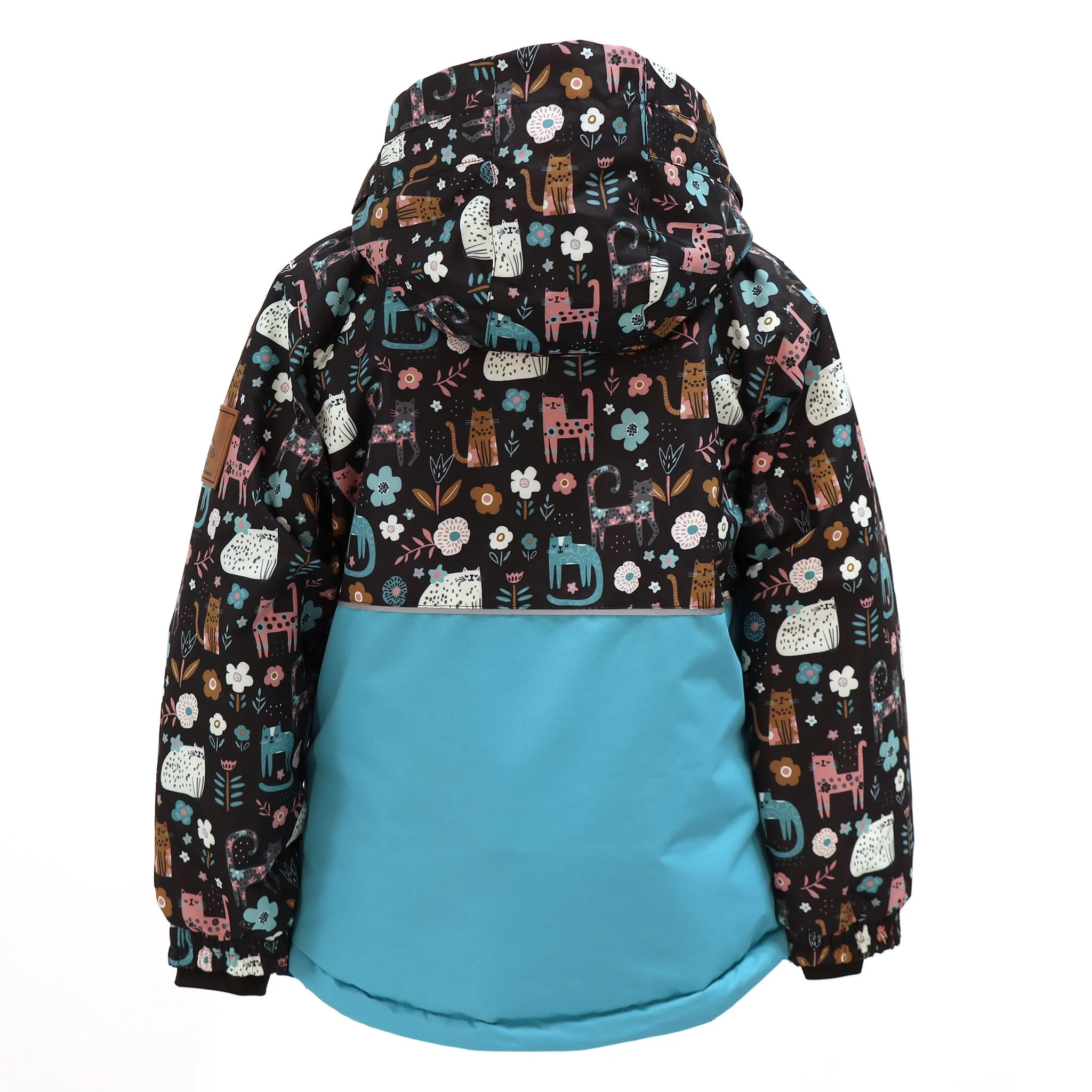 Rising Sun Habit de Neige Imprimé Chat 4-14ans
