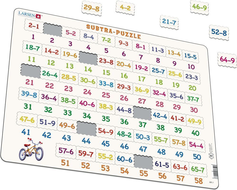 Substraktion (Kinderpuzzle)