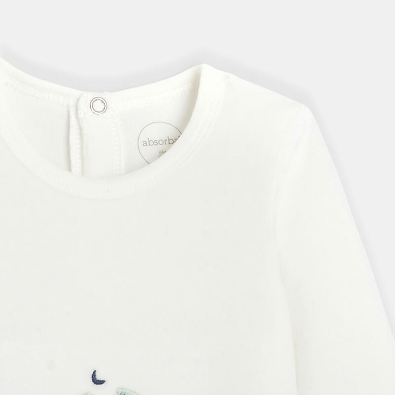 Pyjama bébé en velours bleu Absorba Bleu