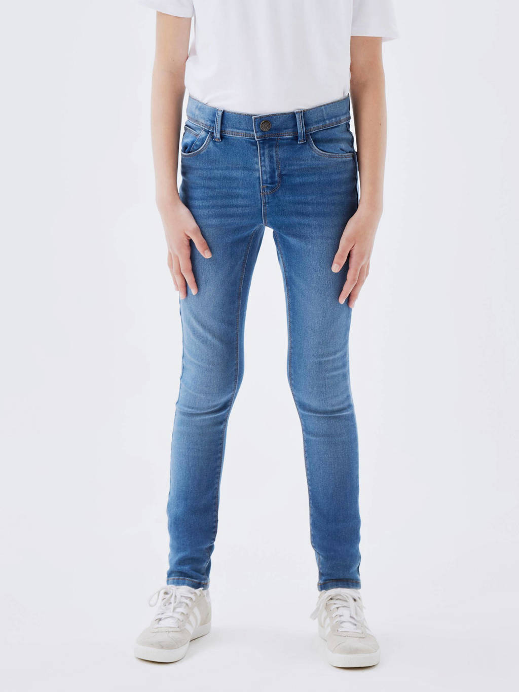 NAME IT skinny jeans NKFPOLLY medium blue denim