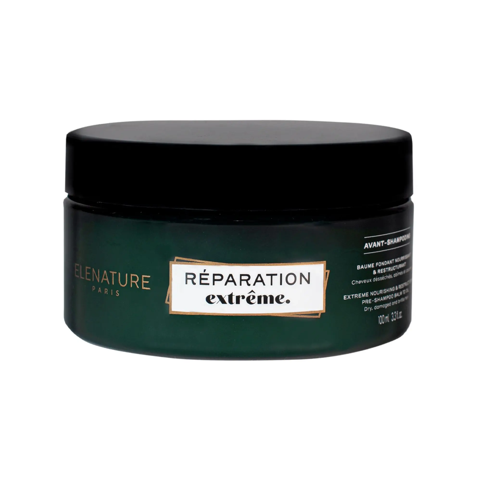 Elénature - RÉPARATION EXTRÊME Avant-Shampooing Baume Fondant Nourrissant & Restructurant- Masque / soin