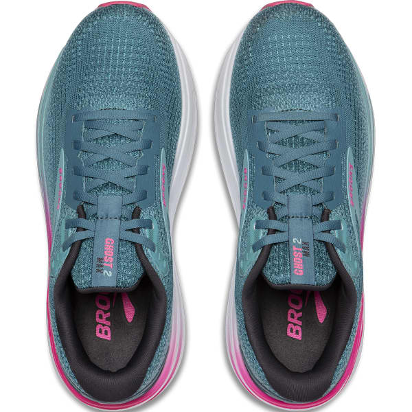 Chaussure running BROOKS W GHOST MAX 2 STORM BLUE/KNOCKOUT PINK/AQUA