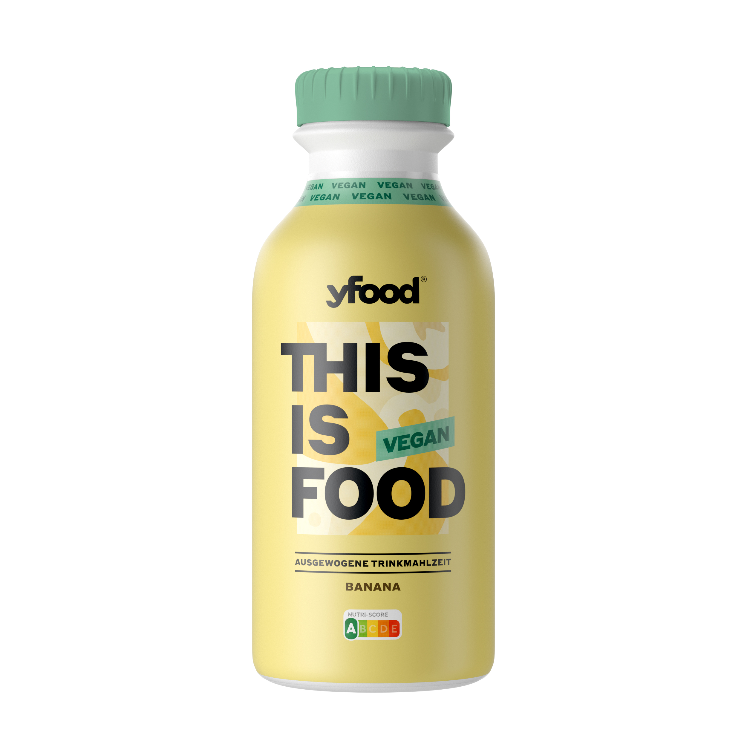 YFOOD Trinkmahlzeit<br>500 ml, Flasche, flüssig, vegan Banana