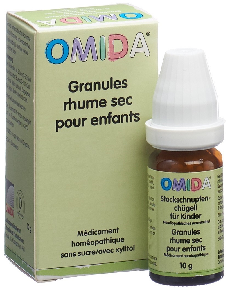 Omida Stockschnupfenchügeli für Kinder Glob ohne Zucker Fl 10 g