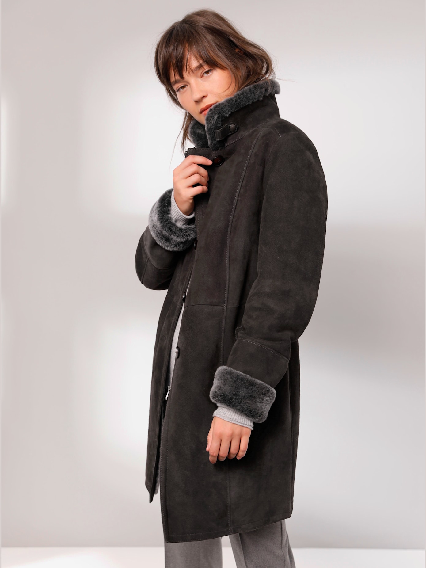 Veste en peau d'agneau cuir de qualité