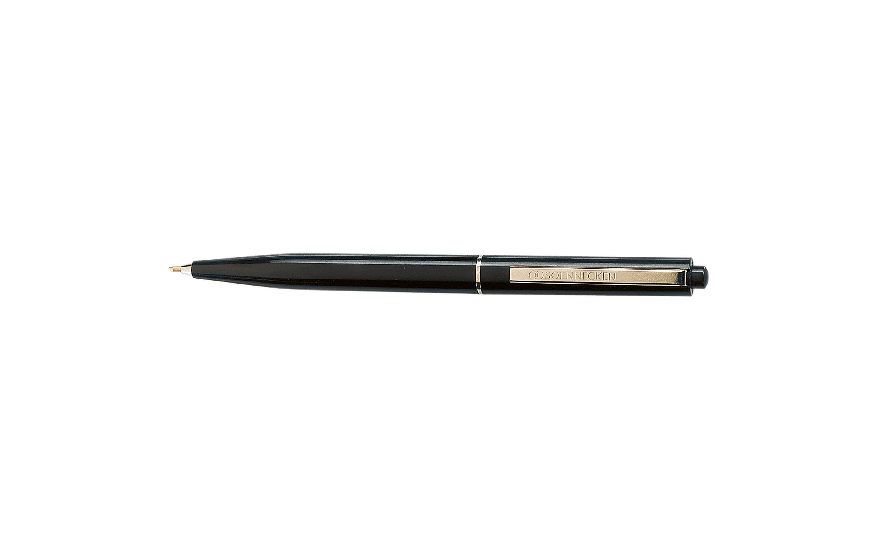Kugelschreiber Nr. 25, Medium (M), Schwarz, 10 StückEleganter Kugelschreiber