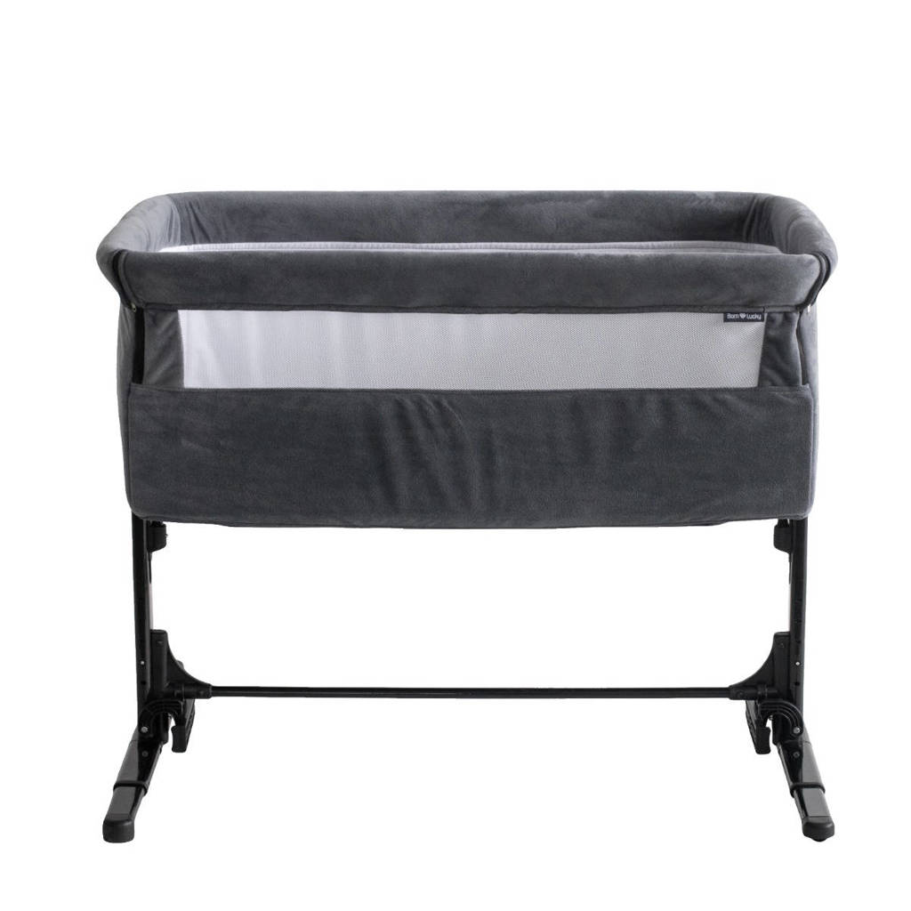 Co-Sleeper Velvet Antraciet