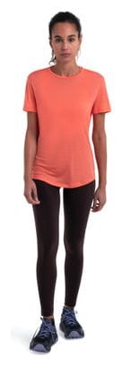 T-Shirt Col Dégagé Femme Icebreaker Merino 125 Cool-Lite Sphere III Orange