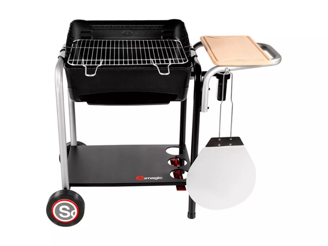 Barbecue au charbon de bois ROMA avec cuisson pizza - SOMAGIC