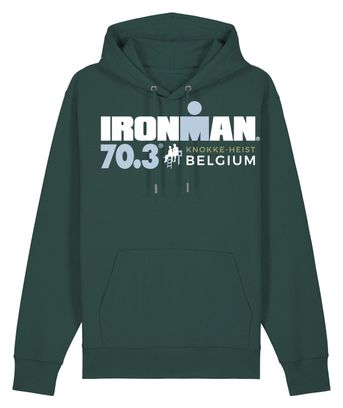 Sweat à Capuche Ironman 70.3 Belgium Vert