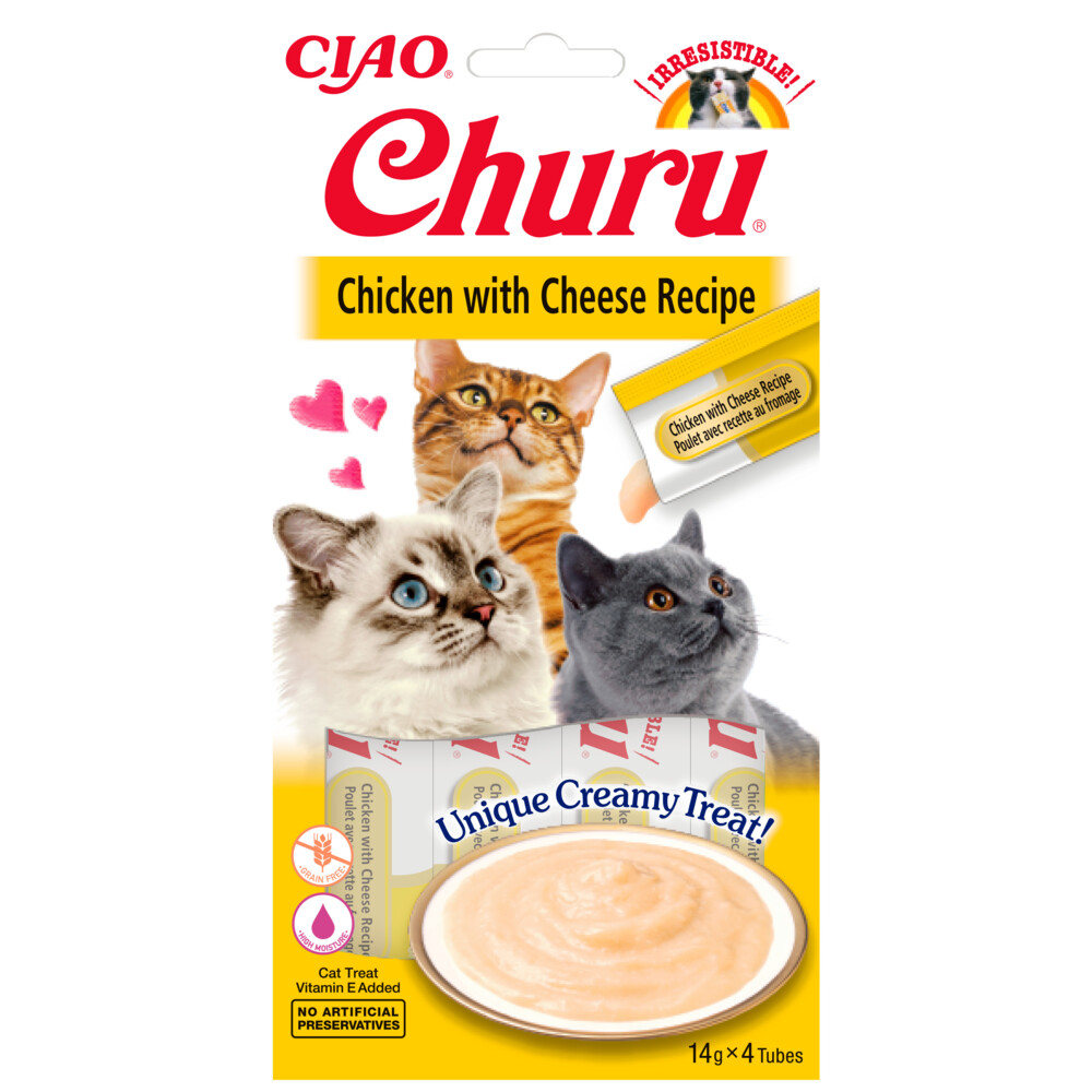 Ciao Kattensnack Churu Kip - Kaas60 gr