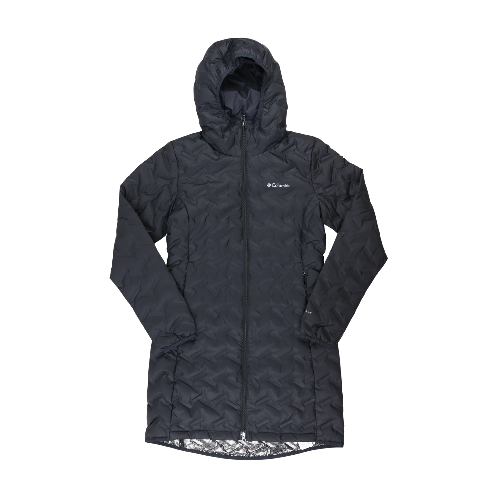 Columbia Delta Ridge II Long Down dunfrakke, dame (Black) - M
