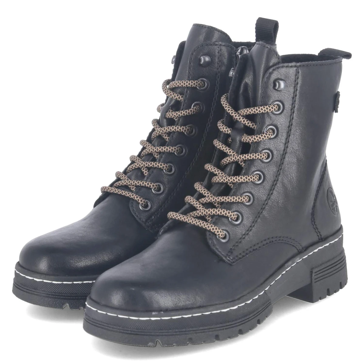 RiekerSchnürboots - schwarz