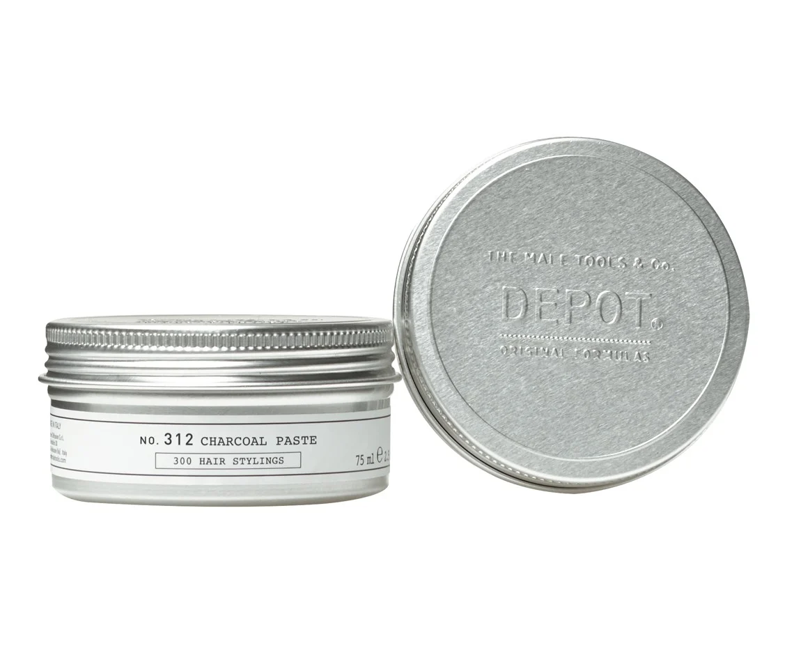 Depot - No. 312 Charcoal Paste75 ml - Hårvokds