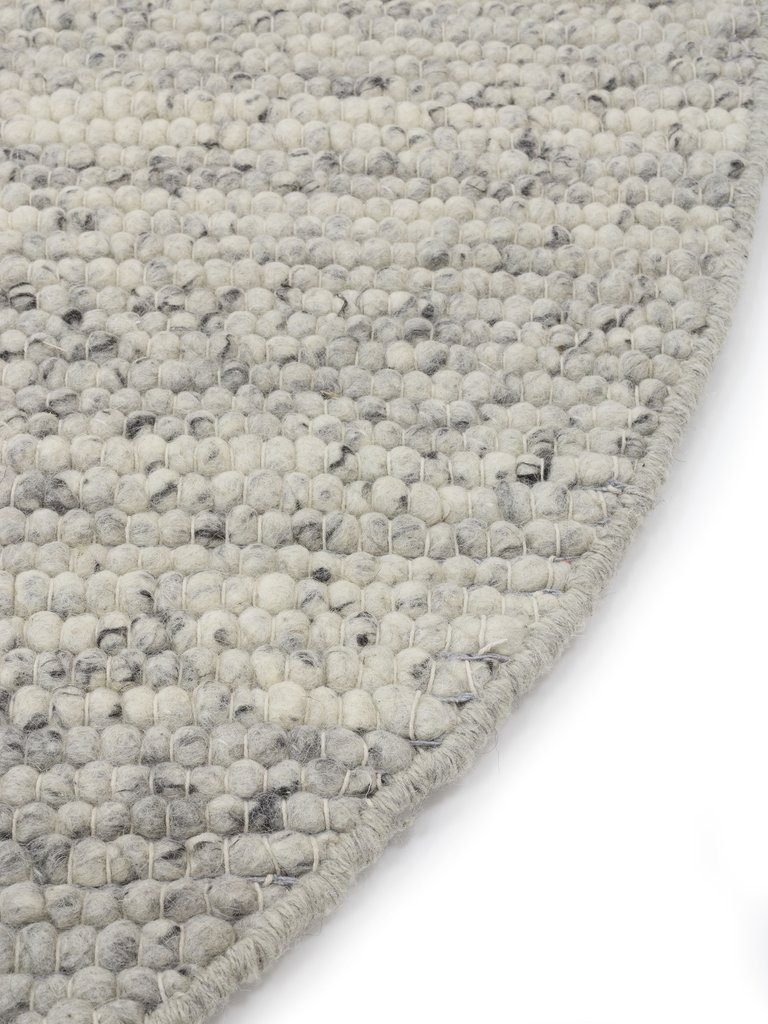 Vloerkleed Sten grey Ø200 cm