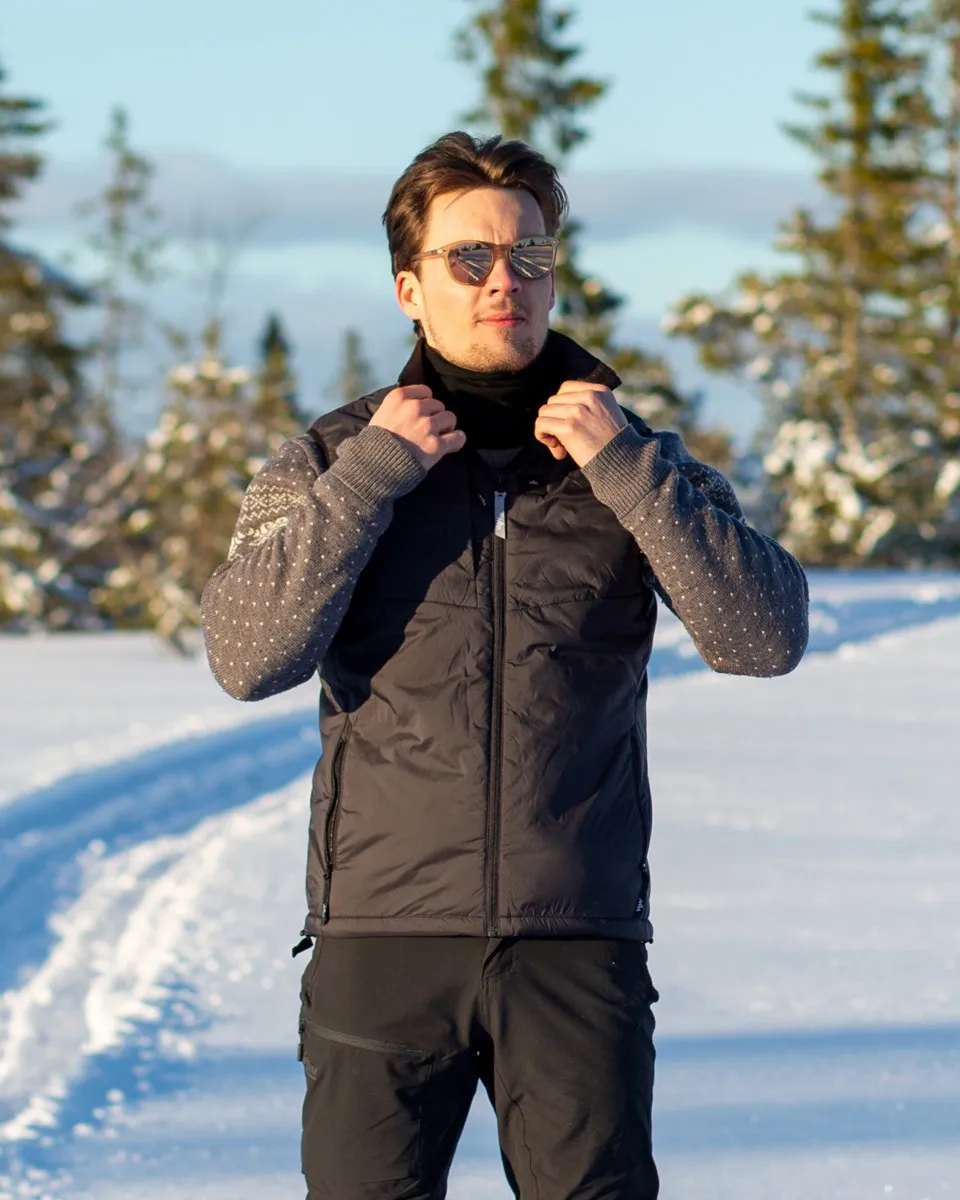 Heat Experience Men's Heated Outdoor Vest Black