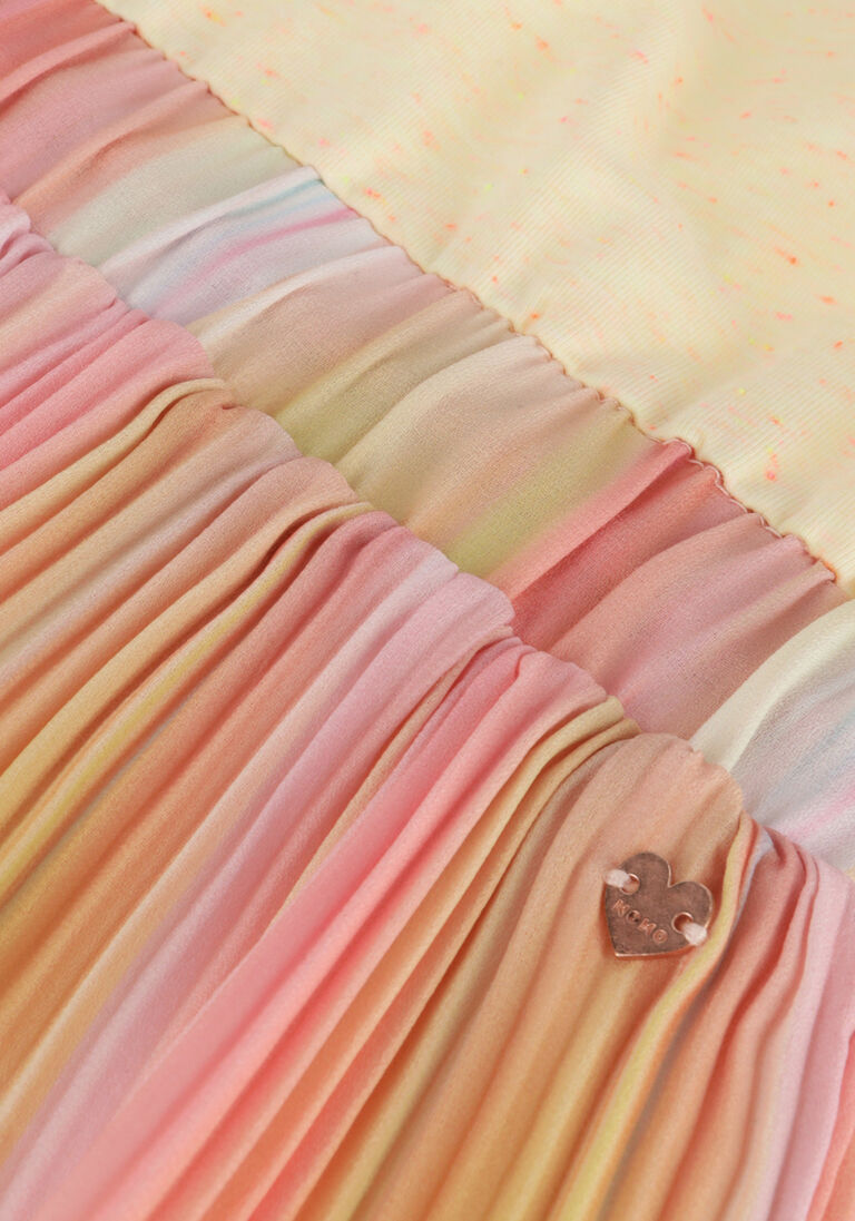 NONO roze nono mini jurk melany combi dress jersey