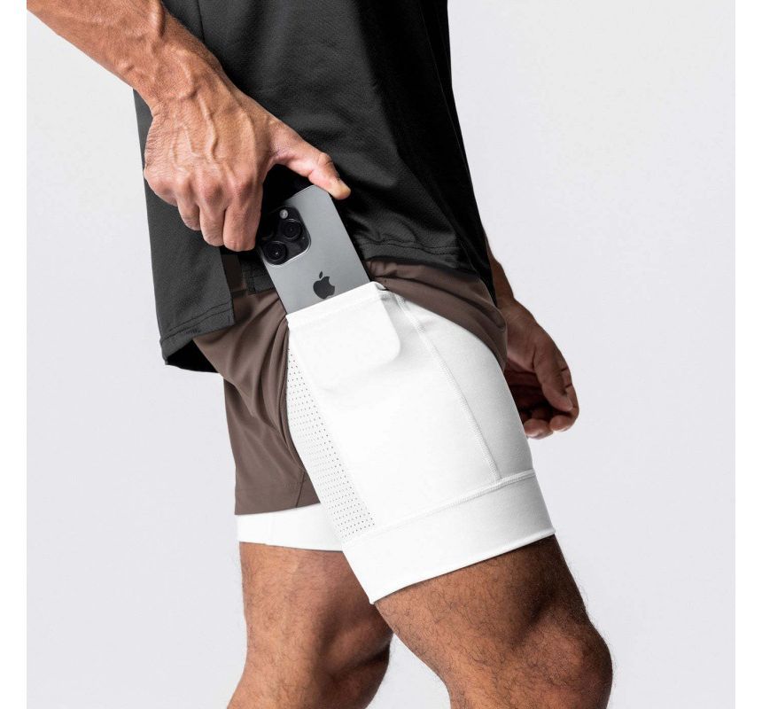 Aozora - Sweatshorts met trekkoordtaille