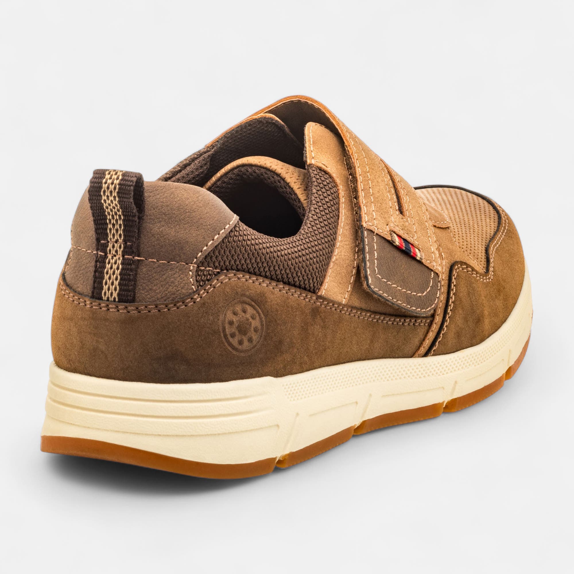 Derbies pieds sensibles Homme cognac
