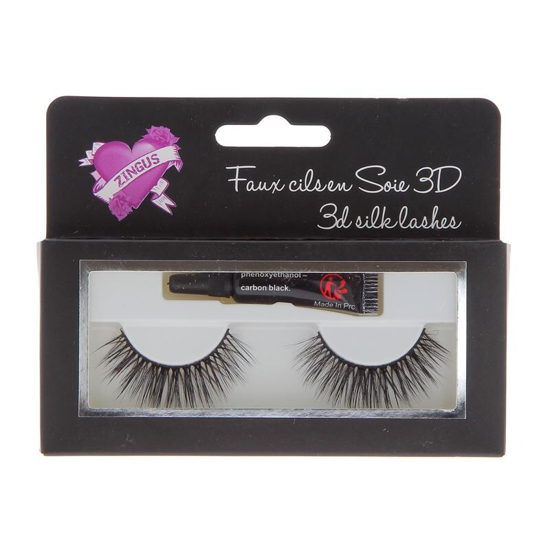 Faux cils en soie 3D N°8