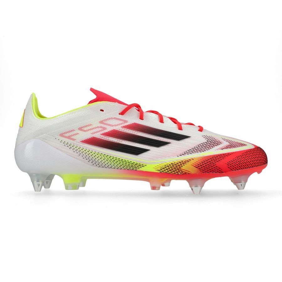 adidas F50 Elite SG Pure Victory - Blanc/Noir/Jaune