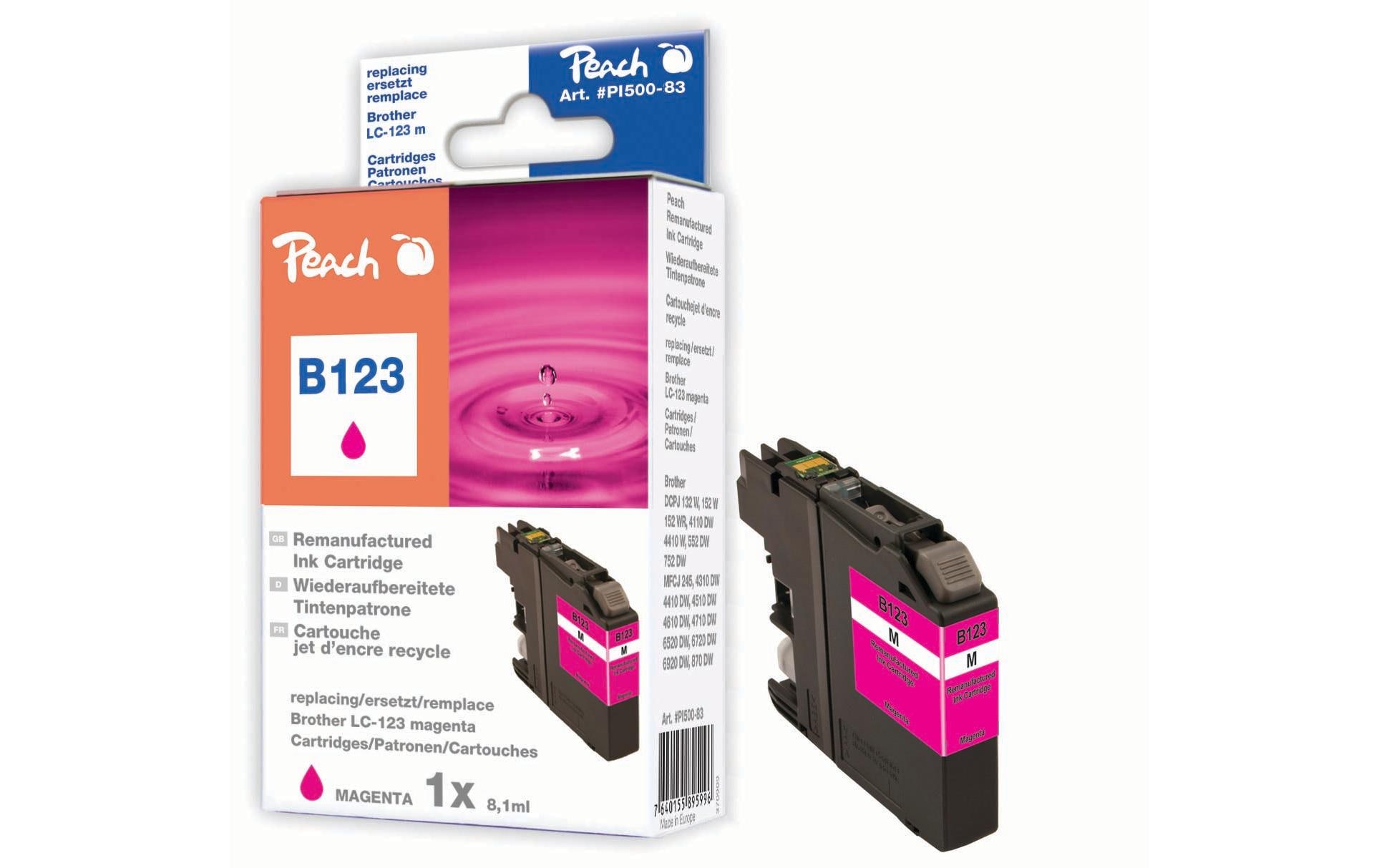 Tinte Brother LC-123 MagentaDruckerpatrone, Magenta
