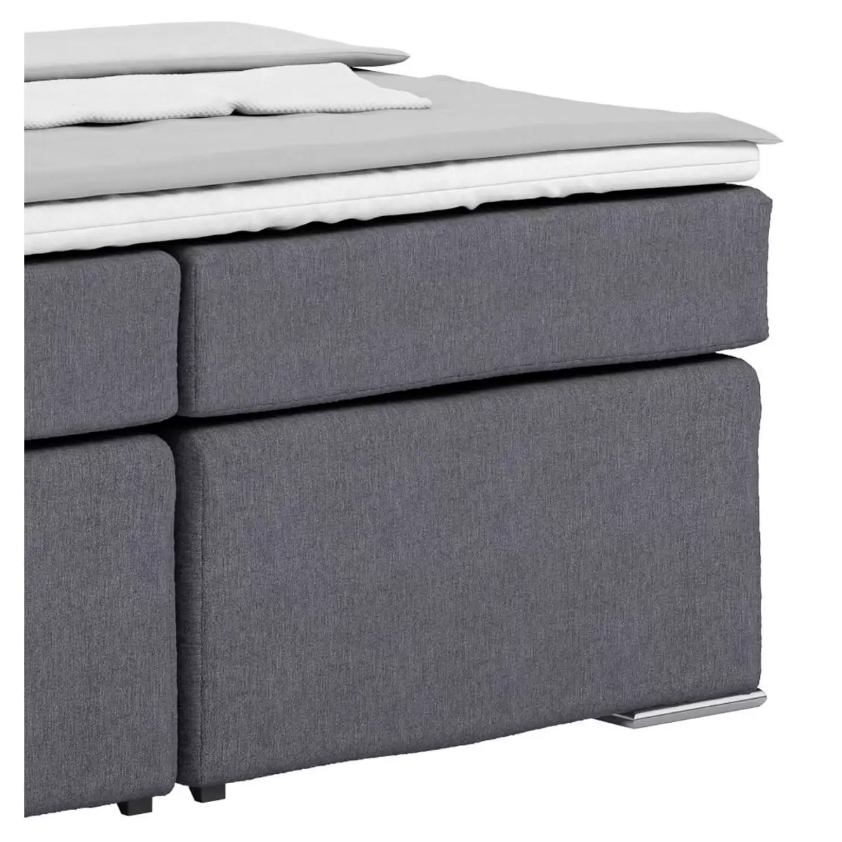 Boxspringbett Nero 160 x 200 Dunkelgrau