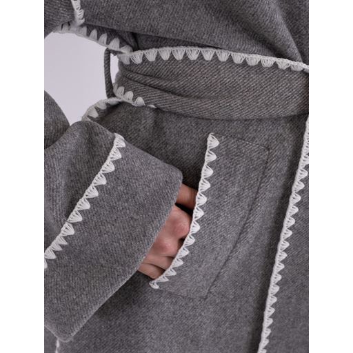 Neo Noir Frenchie Jakke, Dark Grey Melange, 42