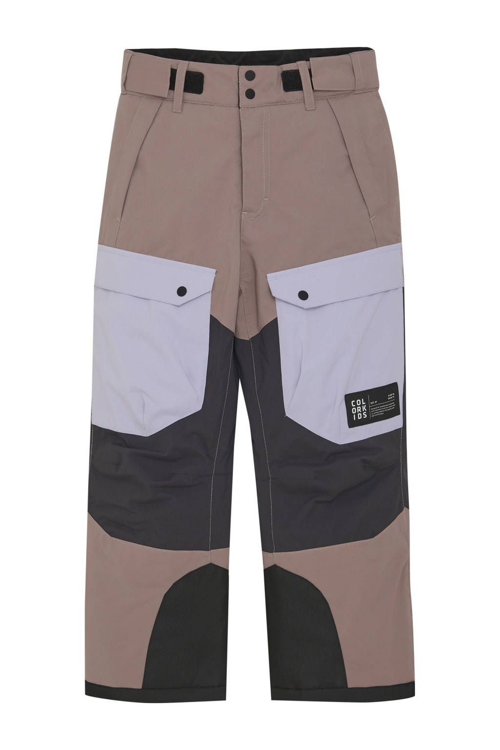 Color Kids skibroek bruin/donkerbruin/lila