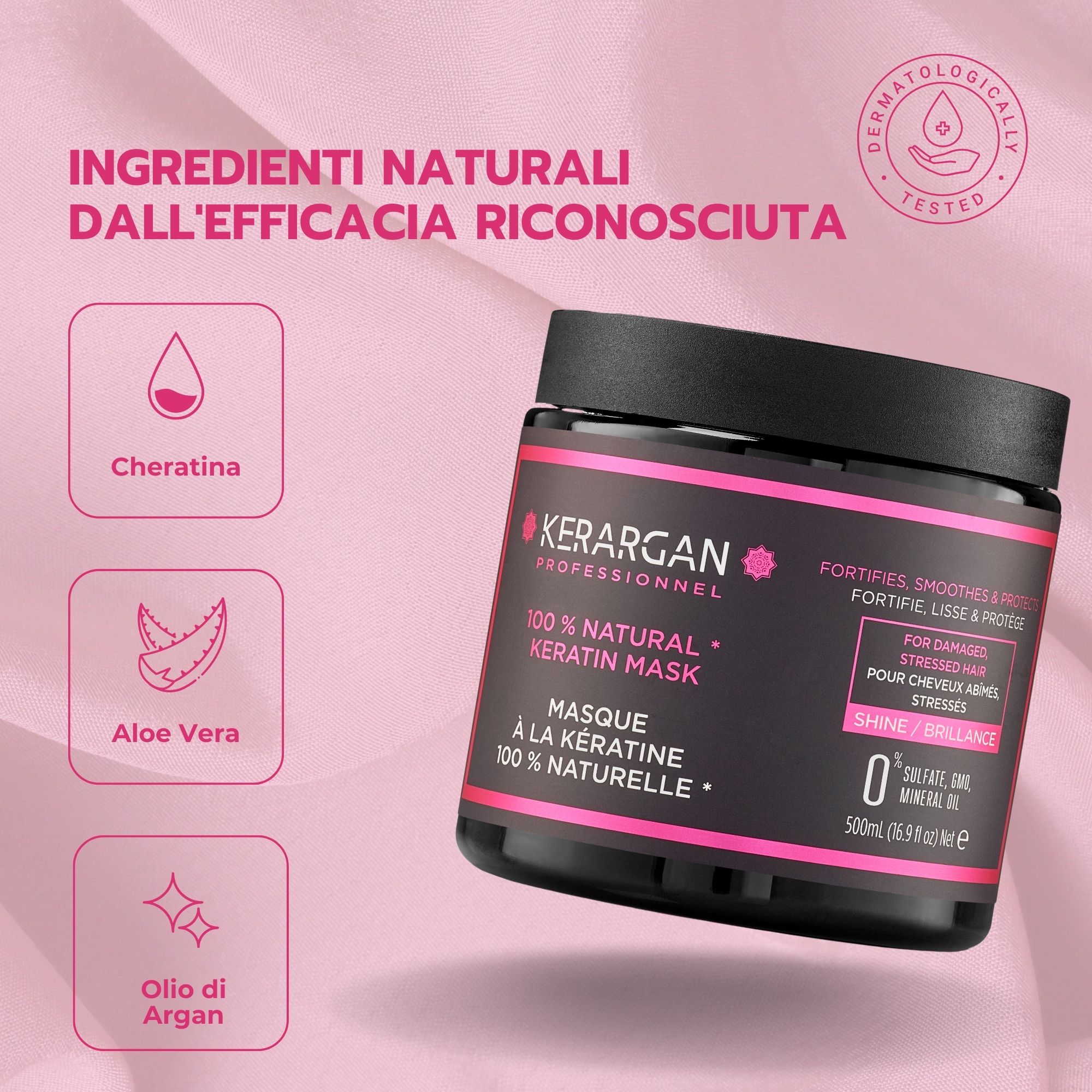 Kerargan - Ultra reparierende Keratin-Haarmaske