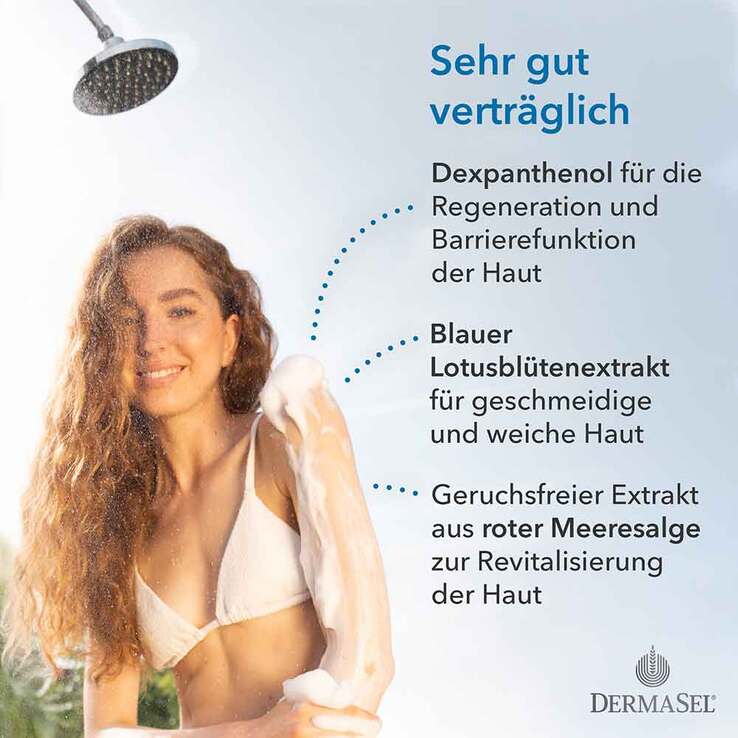 Dermasel Totes Meer PUR+ Duschschaum, 180 ml
