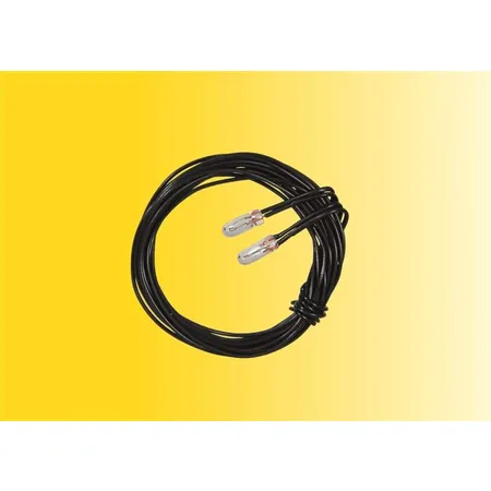 Viessmann 2 Glühlampen klar T3/4 Ø 2,3 mm 2 Kabel, 12 V, 50 mA