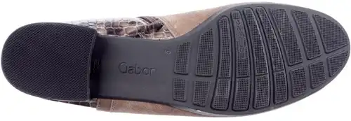 Gabor lichtbruin combi 72.713.34 H - maat 9 enkellaars lichtbruin combi - maat 9 Calandschoen