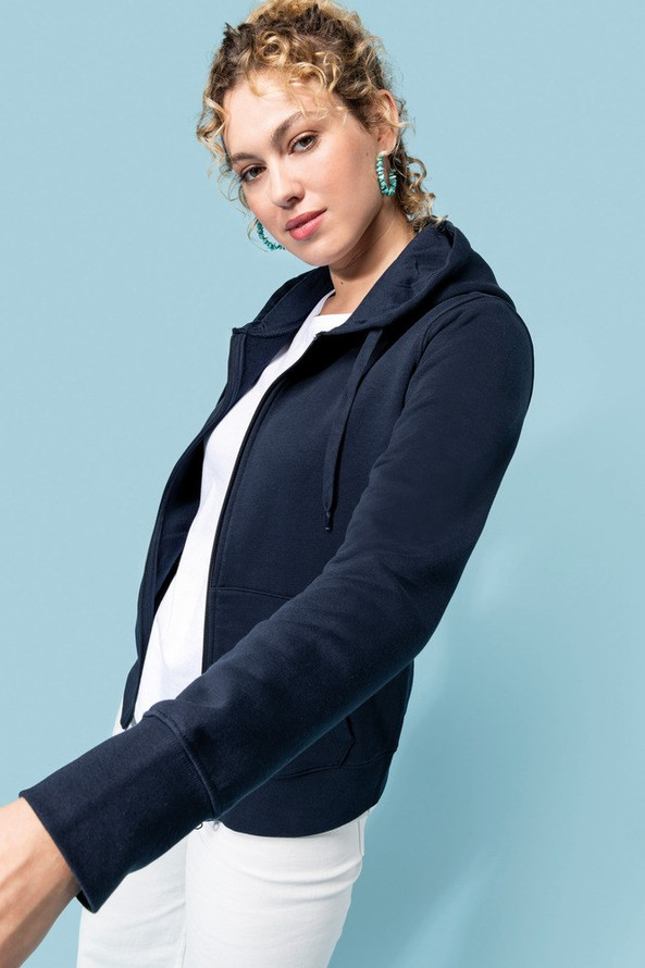 Kariban K4031 - Sweat-shirt écoresponsable zippé à capuche femme