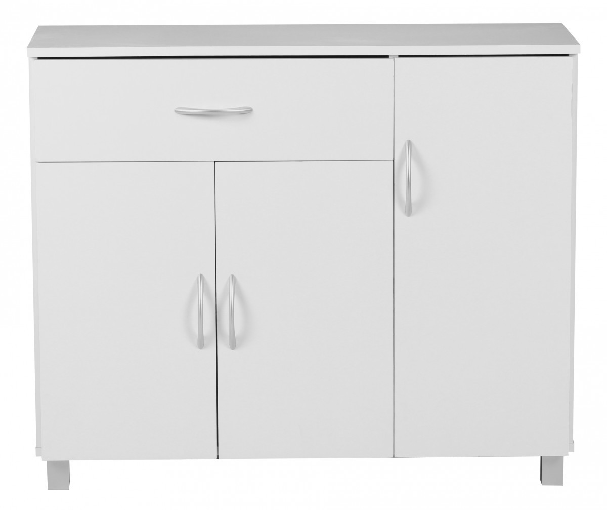 Kommode - weiß - 90 cm
