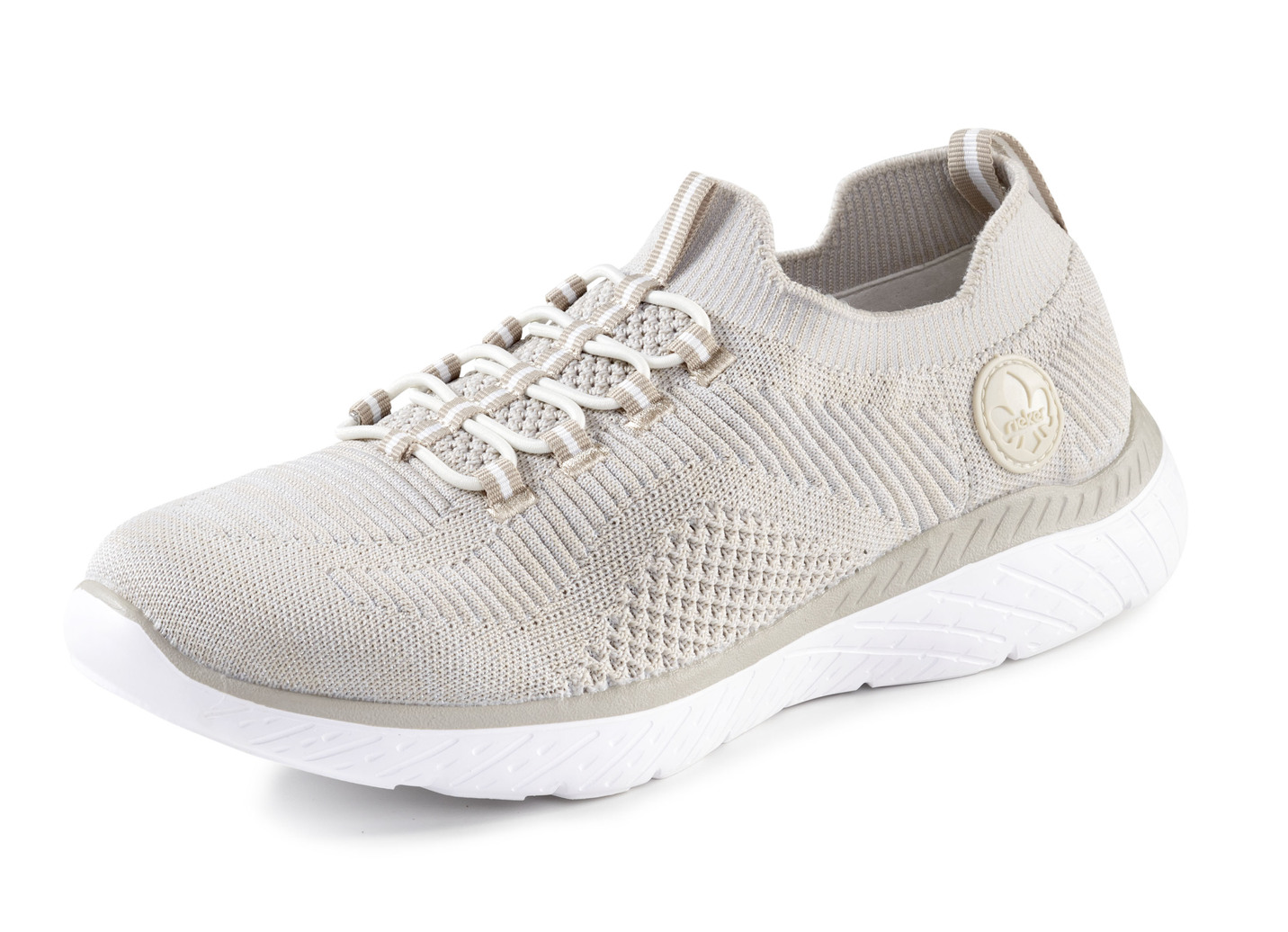 Rieker Sneaker aus dehnbarem Strickmaterial