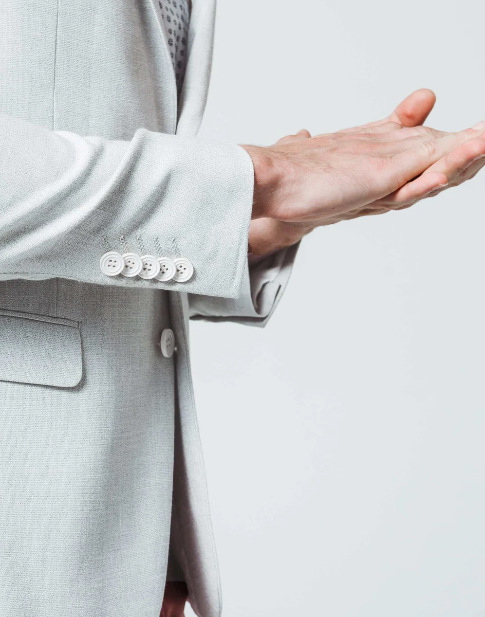 Veste Casual Gris