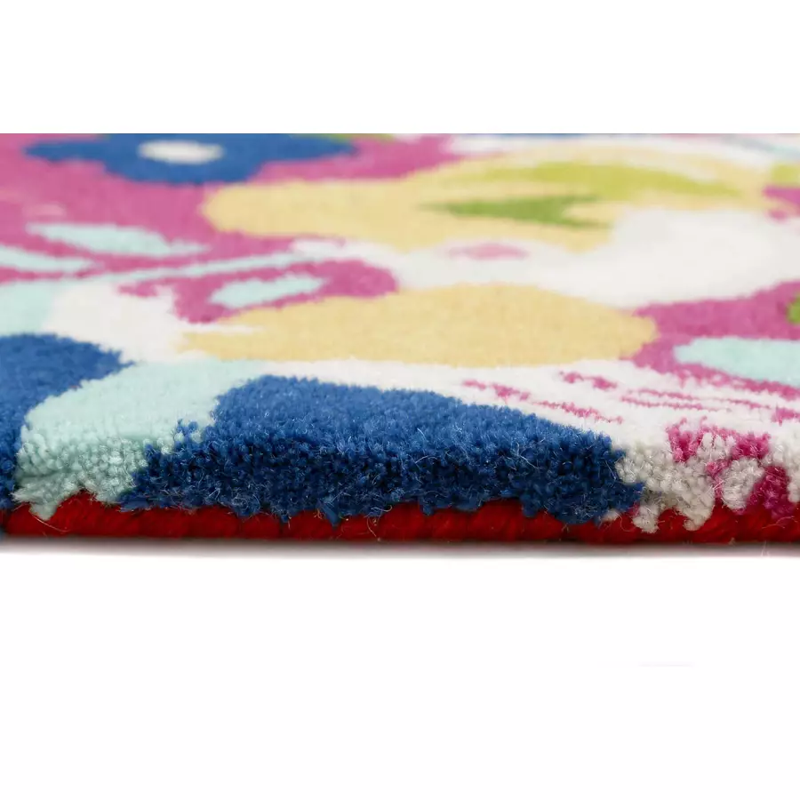 Accessorize Kurzflorteppich Bloom Kingdom rot