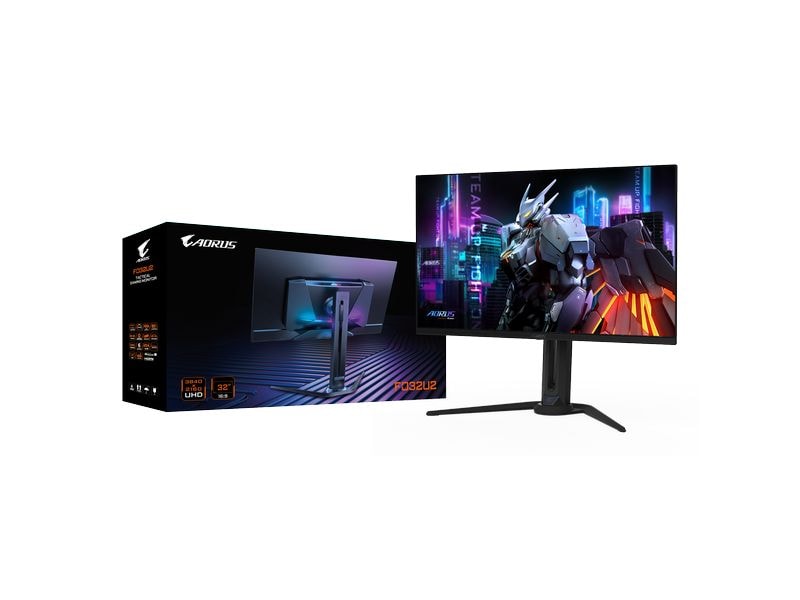 Gigabyte Monitor Aorus FO32U2 31.5'' 3840 x 2160 Pixel 4K Ultra HD Monitor Schwarz