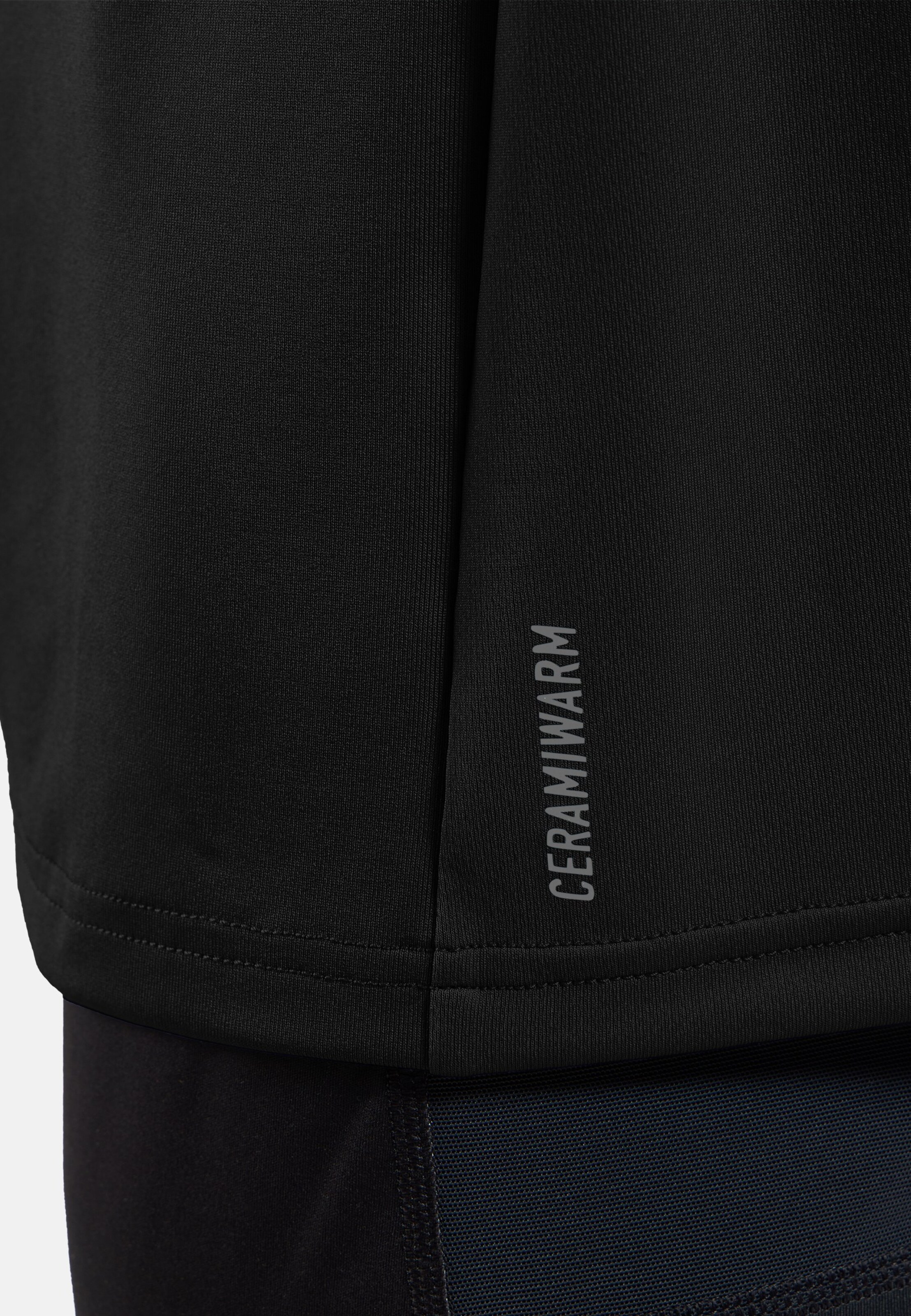 Essentials Ceramiwarm Mid Layer mit Halbreissverschluss in black - black