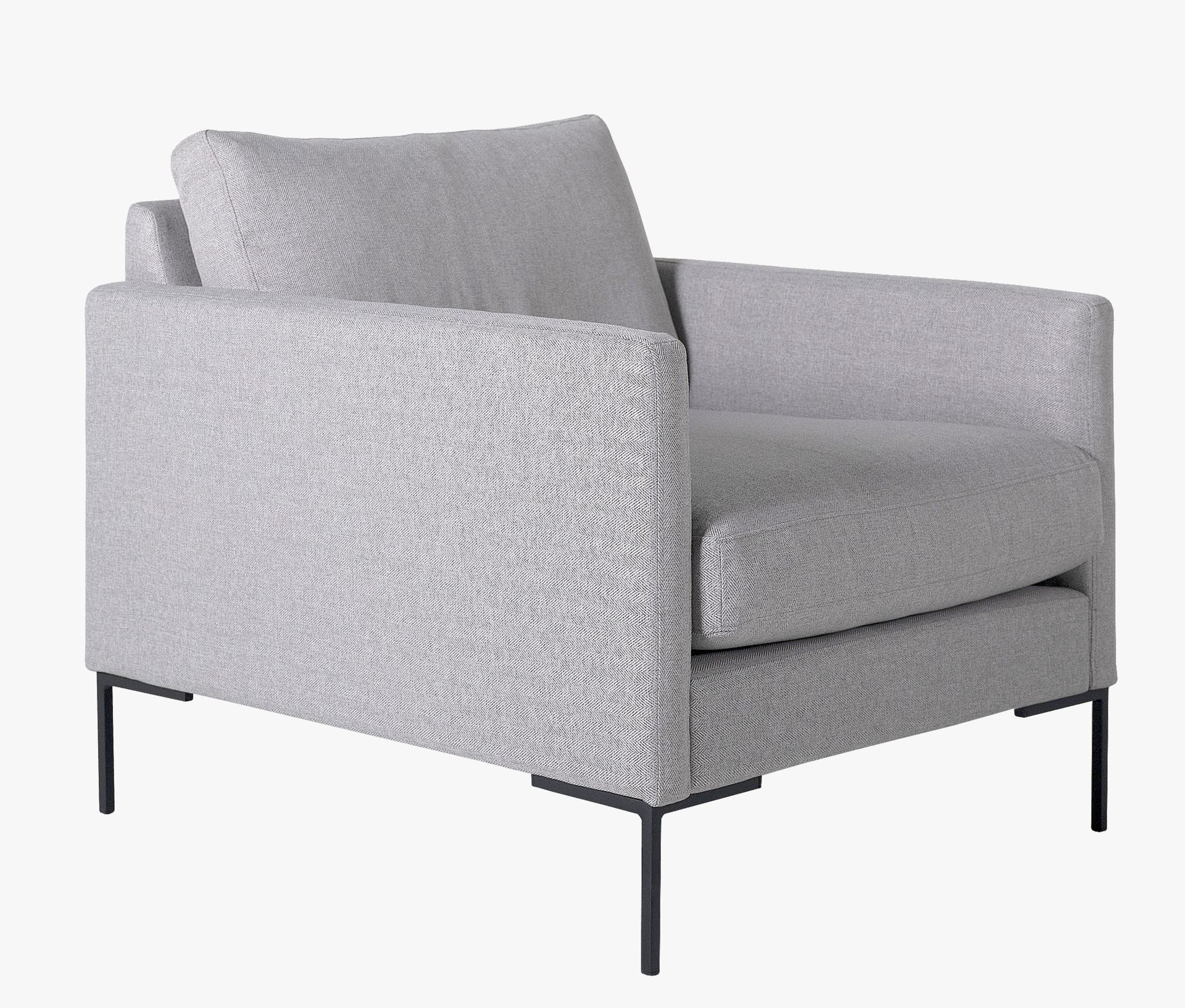 Setetrekkpakke loungestol hvit - 40x40x60 cm