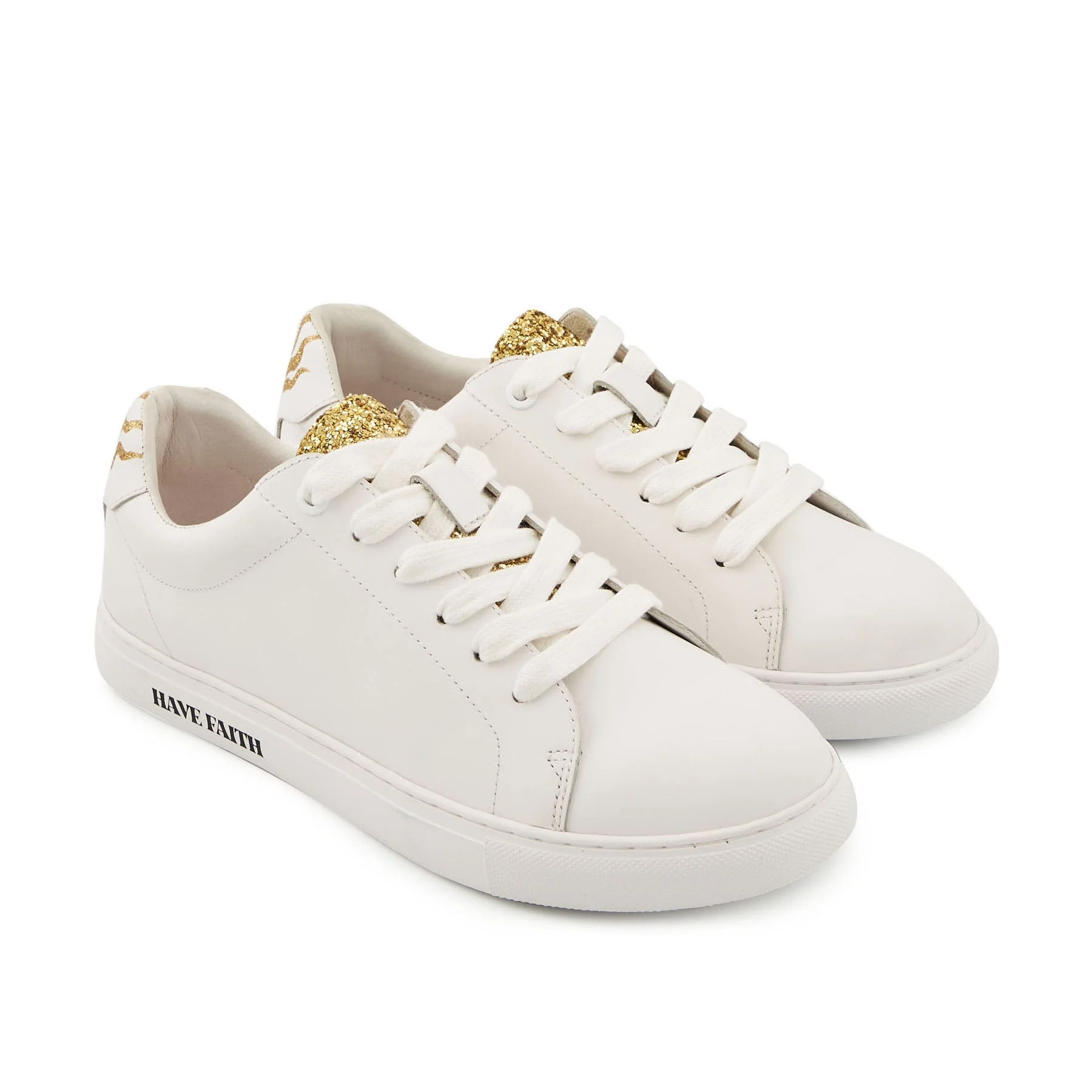 SIMONEHAVE FAITH - Sneakers en cuir | Blanc