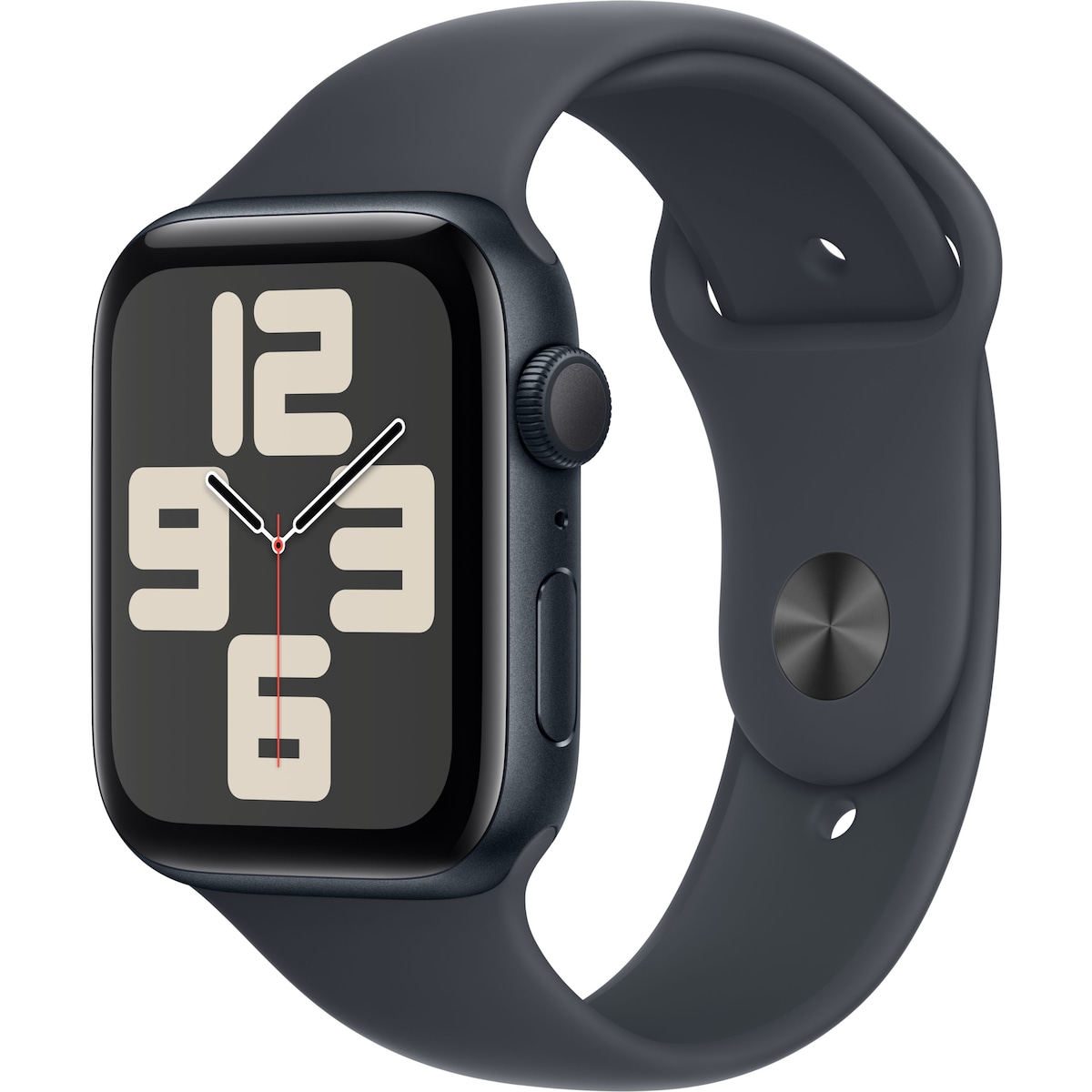 Apple Watch SE 2nd Gen 44mm GPS (Midnatt Alu/Midnatt sport band M/L)