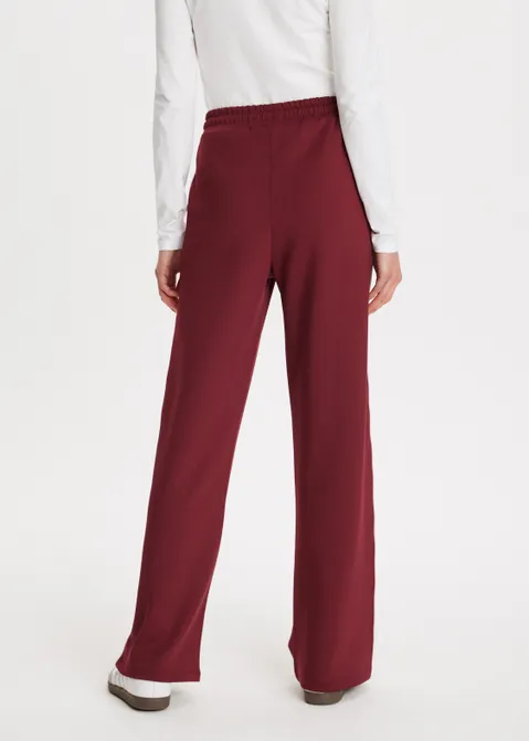 Sweatpants met strepen rood (BORD)