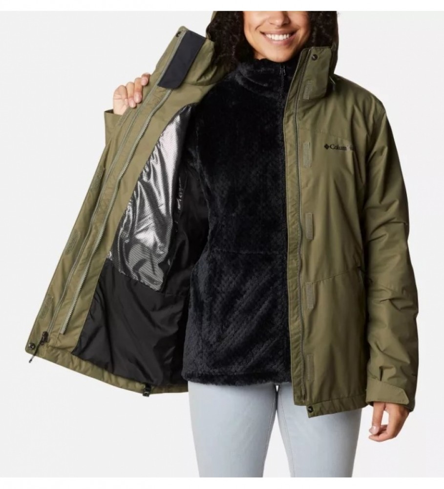 Jaqueta de lã verde Columbia Bugaboo II