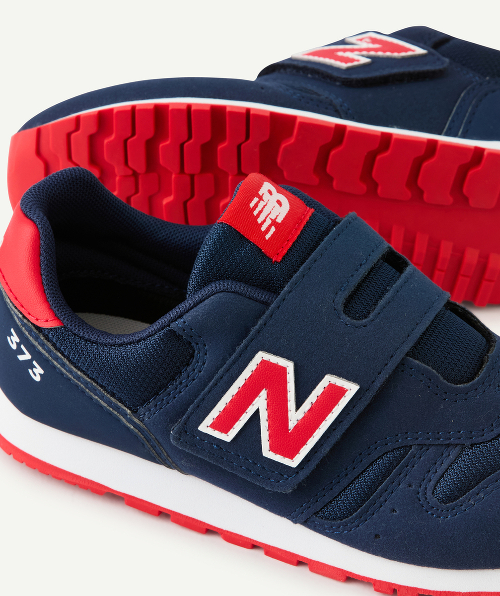 NEW BALANCEBASKETS ENFANT À SCRATCHS 373 ROUGE ET BLEU