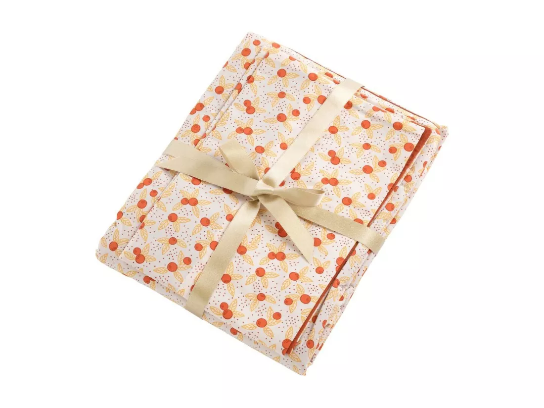 Housse de couette en coton rouge