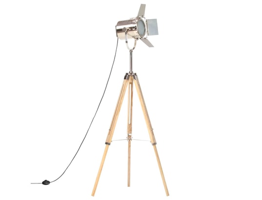 VIDAXL - Lampadaire salon Lampadaire à trépied bois de manguier massif 140 cm
