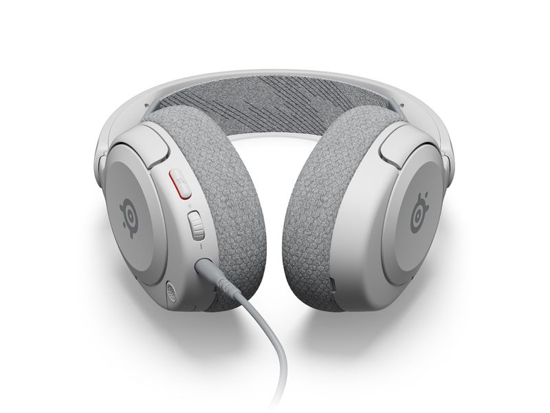 Steel Series Headset Arctis Nova 1P Weiss Steelseries Arctis Nova 1P kabelgebundene Gaming-Kopfhörer mit Kopfband, Weiss
