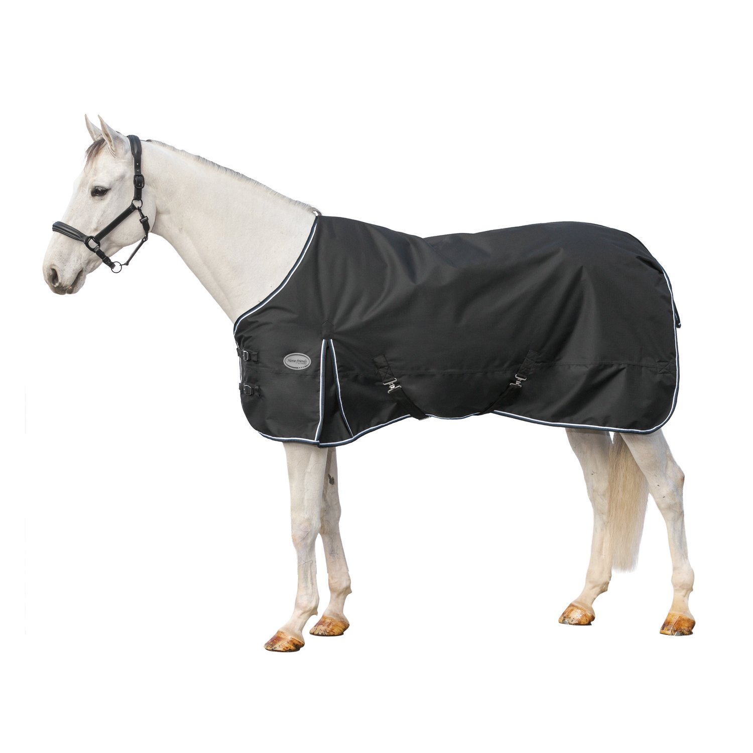 Horse-friends Outdoordecke Hamburg 50 g - black